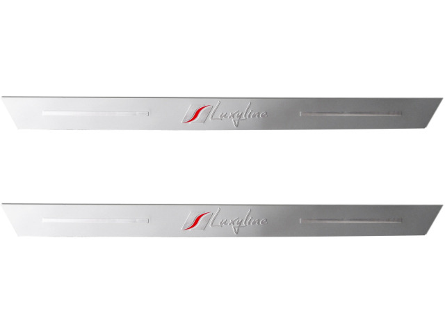 2 seuils de porte en aluminium Luxyline