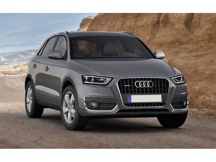 Baguette chrom&eacute;e de contour des antibrouillards compatible avec Audi Q3