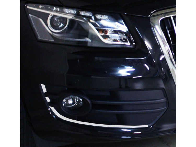 Baguette chrom&eacute;e de contour des antibrouillards pour Audi Q5