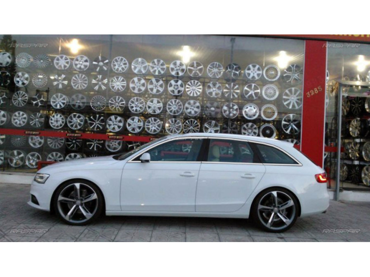 Baguette chrom&eacute;e de contour des vitres lat&eacute;rales compatible avec Audi A4 s&eacute;rie 3 avant 08-11