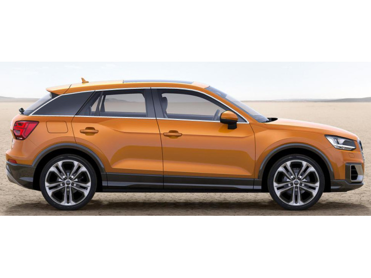Baguette chrom&eacute;e de contour des vitres lat&eacute;rales pour Audi Q2