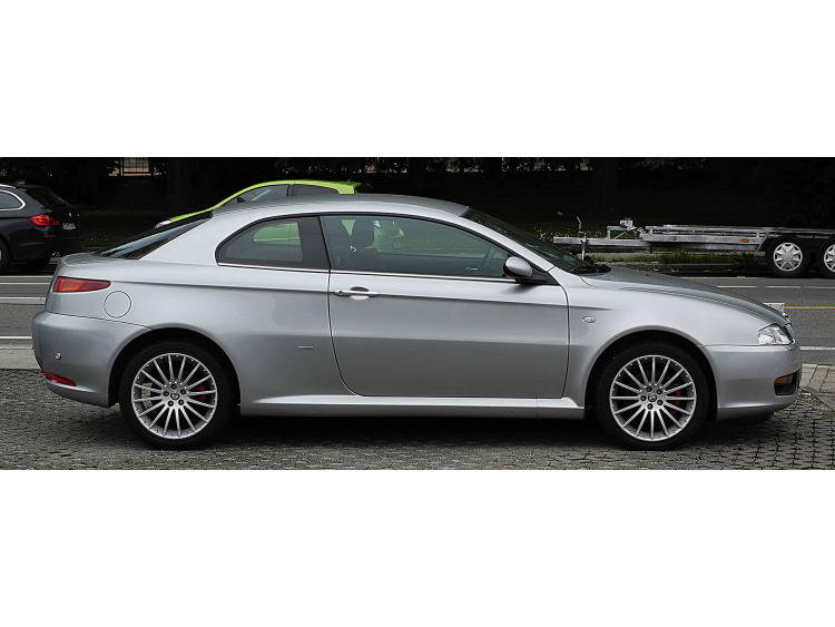Baguette chrom&eacute;e de contour inf&eacute;rieur des vitres Alfa Romeo GT