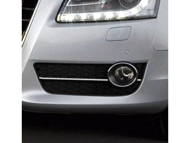 Baguette chrom&eacute;e pour antibrouillards compatible avec Audi A5 Cabriolet 09-11 Audi A5 Coup&eacute; 07-11 Audi A5 Sportback 09-11