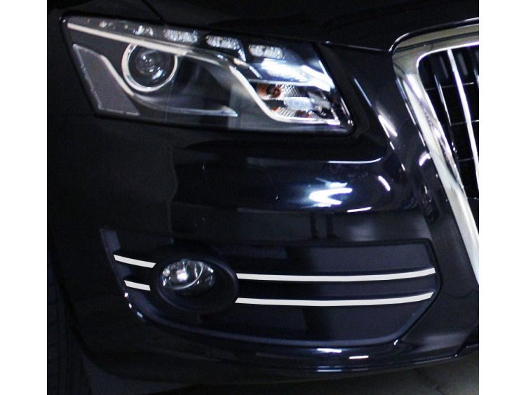 Baguette chrom&eacute;e pour antibrouillards pour Audi Q5 v2