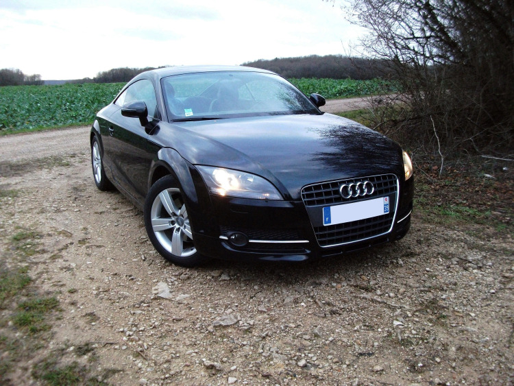 Baguette chrom&eacute;e pour antibrouillards pour Audi TT S&eacute;rie 2 06-14