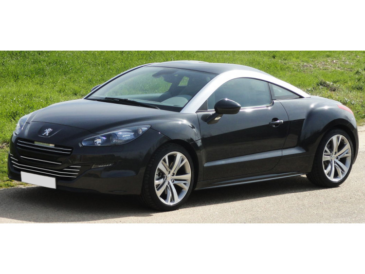 Baguette de calandre chrom&eacute;e compatible avec Peugeot RCZ 12-15 facelift