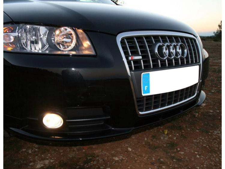 Baguette de calandre chrom&eacute;e pour Audi A3 s&eacute;rie 2 03-08 Audi A3 S&eacute;rie 2 Sportback 04-08 Audi S3 06-26 Audi S3 sportback 06-26 v2