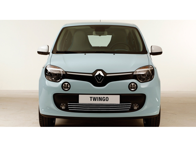 Baguette de calandre chrom&eacute;e pour Renault Twingo I & Renault Twingo II