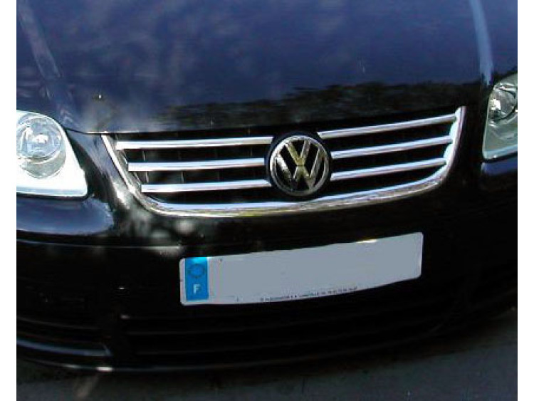 Baguette de calandre chrom&eacute;e pour VW Touran 03-06