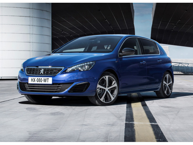 Baguette de calandre inférieure chromée compatible avec Peugeot 308 II 1321  Peugeot 308 II SW 1421