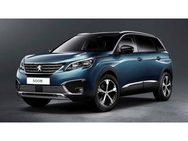Baguette de calandre inférieure chromée compatible avec Peugeot 5008 II 1724