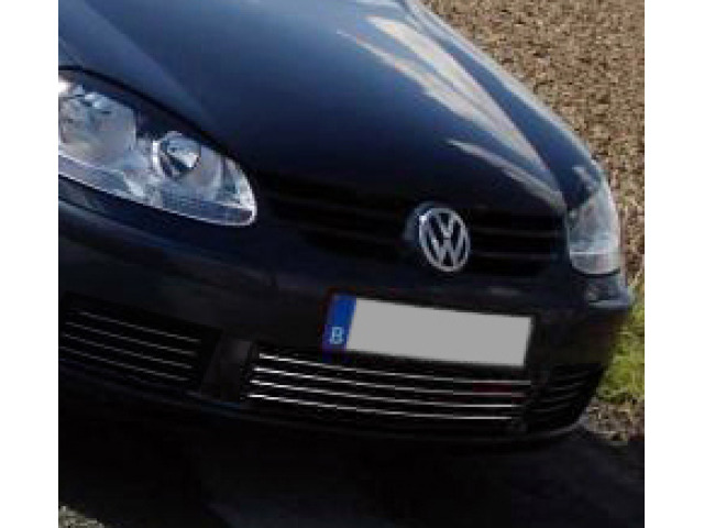 Baguette de calandre inférieure chromée compatible avec VW Golf 5