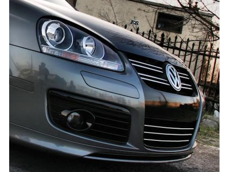 Baguette de calandre inf&eacute;rieure chrom&eacute;e pour VW Fox Golf 1/2/3/4 Jetta/Phaeton/Scirocco/Sharan/Tigua
