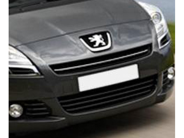 Baguette de calandre supérieure chromée compatible Peugeot 5008 0913  Peugeot 5008 phase 2 1316