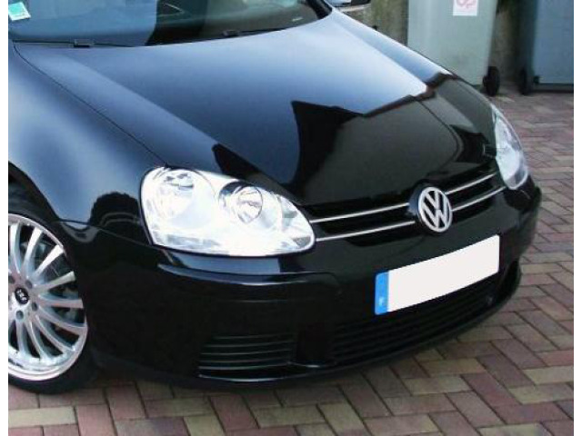 Baguette de calandre supérieure chromée compatible VW Golf 5