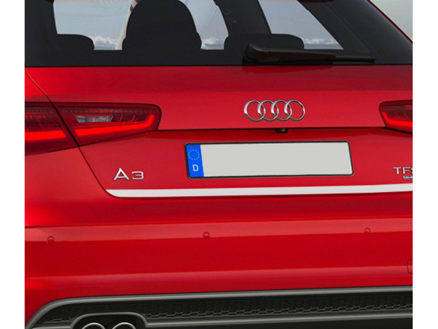 Baguette de coffre chromée compatible avec Audi A3 Série 3 1216