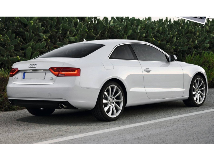 Baguette de coffre chrom&eacute;e compatible avec Audi A5 Cabriolet phase 2 11-16 Audi A5 Coup&eacute; phase 2 11-16 Audi A5 Sportback phase 2 11-16