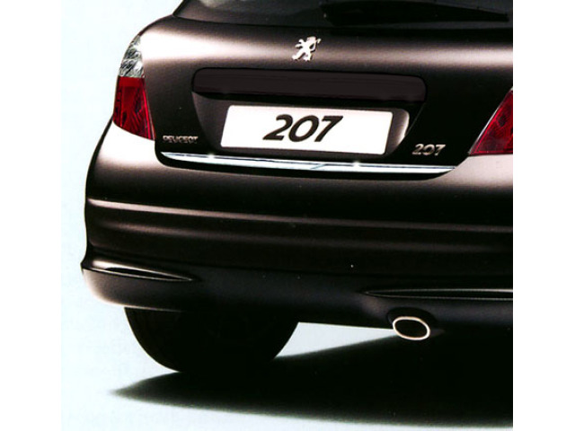 Baguette de coffre chromée compatible avec Peugeot 207 0612 Peugeot 207 CC 0715 Peugeot 207 SW 0713