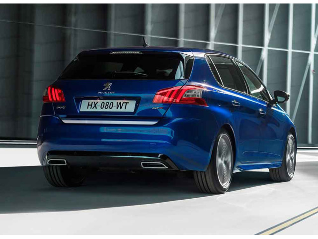 Baguette de coffre chromée compatible avec Peugeot 308 II 1321