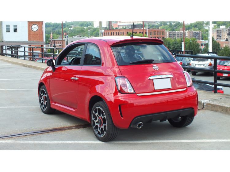 Baguette de coffre chrom&eacute;e pour Fiat 500 Fiat 500 Break Fiat 500 C Fiat 500 L