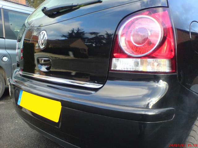 Baguette de coffre chromée pour VW Polo 1 VW Polo 2 VW Polo 3 VW Polo 4 VW Polo 5 VW Polo 6