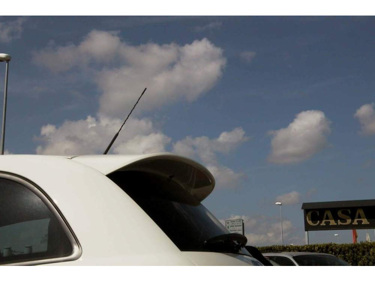 Becquet / aileron compatible avec Fiat 500 & Fiat 500 Break Abarth appr&ecirc;t&eacute; + colle de fixation