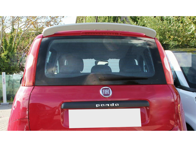 Becquet / aileron pour Fiat Panda 12-26 appr&ecirc;t&eacute; + colle de fixation