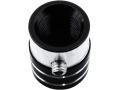 4 bouchons de valve antivol drapeau Am&eacute;ricain Etats-Unis USA noir & chrome "black"