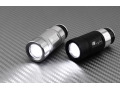 Lampe &agrave; LED rechargeable sur allume-cigare noire
